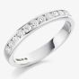 Platinum 0.50ct Diamond Half-Eternity Ring HET1310 PLAT