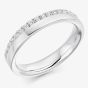 18ct White Gold 0.35ct Diamond Offset Half-Eternity Ring HET2507 18W