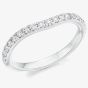 Platinum Micro-Claw Set Diamond Shaped Eternity Ring (L) HET4354A