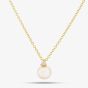 9ct Yellow Gold Pearl & Cubic Zirconia Jewellery Set 1.13.7604 & 1.59.1886