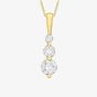 9ct Yellow Gold Cubic Zirconia Jewellery Set