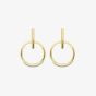 9ct Yellow Gold Open Circle Jewellery Set