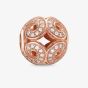 THOMAS SABO Rose Gold Plated Cubic Zirconia Glittering Wave K0027-416-14