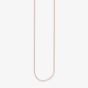 THOMAS SABO Rose Gold Plated Round Belcher Chain KE1219-415-12