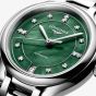 Longines Ladies PrimaLuna Green Mother Of Pearl Dial Watch L8.123.4.07.6