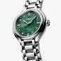 Longines Ladies PrimaLuna Green Mother Of Pearl Dial Watch L8.123.4.07.6
