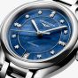 Longines Ladies PrimaLuna Blue Mother Of Pearl Dial Watch L8.124.4.97.6