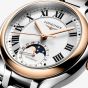 Longines Ladies PrimaLuna Moonphase Red Leather Strap Watch L8.126.5.71.2