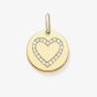 THOMAS SABO Ladies Love Bridge Gold Heart Pendant LBPE0005-414-14