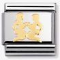 Nomination CLASSIC Gold Zodiac Gemini Charm 030104/03