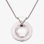 Sparkle Large Round Clear Crystal Disc Pendant N252 1962
