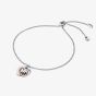 Michael Kors Stainless Steel Two Colour Double Heart Adjustable Bracelet MKC1294AN931
