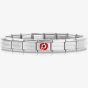 Nomination CLASSIC Composable Silver Red Poppy Bracelet 030000 + 330305/17
