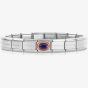 Nomination CLASSIC Composable Rose Gold Amethyst Bracelet 030000 + 430507/35
