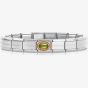 Nomination CLASSIC Composable Rose Gold Peridot Bracelet 030000 + 430507/36