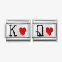 Nomination CLASSIC Silvershine King & Queen of Hearts Bundle