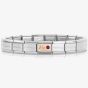 Nomination CLASSIC Rose Gold & Silver July Ruby Bracelet 430508/07