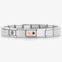Nomination CLASSIC Rose Gold & Silver September Sapphire Bracelet 430508/09