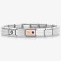 Nomination CLASSIC Rose Gold & Silver February Amethyst Bracelet 430508/02