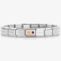 Nomination CLASSIC Rose Gold & Silver February Amethyst Bracelet 430508/02