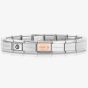 Nomination CLASSIC Rose Gold & Silver April Diamond Bracelet 430508/04