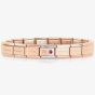 Nomination CLASSIC Rose Gold February Amethyst Bracelet 430508/02