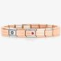 Nomination CLASSIC Rose Gold January Garnet Bracelet 430508/01