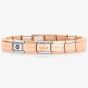 Nomination CLASSIC Rose Gold April Diamond Bracelet 430508/04