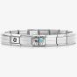 Nomination CLASSIC Blue Heart Baby Feet Bracelet 330204/30 & 530300 SI