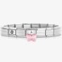 Nomination CLASSIC Pink Butterfly Charm Bracelet 030604/11 & 530300 SI