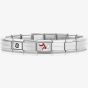 Nomination CLASSIC Christmas Candy Cane Charm Bracelet 330204/07 & 530300 SI