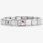 Nomination CLASSIC Christmas Heart and Santa Hat Charm Bracelet 330204/05 & 530300 SI