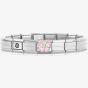 Nomination CLASSIC Pink Flower Fade Charm Bracelet 330321/17 & 530300 SI
