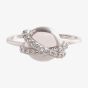 Olivia Burton Celestial Silver Tone Planet Adjustable Ring OBJ16CLR21