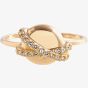 Olivia Burton Celestial Gold Tone Planet Adjustable Ring OBJ16CLR22
