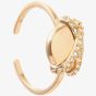 Olivia Burton Celestial Gold Tone Planet Adjustable Ring OBJ16CLR22