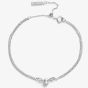 Olivia Burton Lucky Bee Silver Tone Chain Bracelet OBJAMB45N