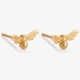 Olivia Burton Lucky Bee Gold Tone Stud Earrings OBJAME23N