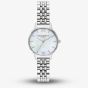 Olivia Burton Mother Of Pearl Silver Bracelet Watch 24000168
