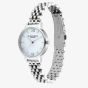 Olivia Burton Mother Of Pearl Silver Bracelet Watch 24000168
