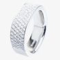 Henrich and Denzel Forma- Platinum 0.975ct Diamond Half Eternity Ring P4563-01