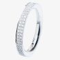 Henrich and Denzel Lily- Platinum Two Row 0.52ct Diamond Eternity Ring P4875-01