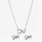 PANDORA Sparkling Infinity Jewellery Set 398821C01-50 & 298820C01