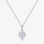 Fei Liu Star of Love Silver Kite Cut Blue Topaz Cubic Zirconia Pendant POL-925R-301-BLCZ