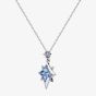 Fei Liu Star of Love Silver Kite Cut Blue Topaz Cubic Zirconia Pendant POL-925R-301-BLCZ