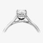 Signature Collection Platinum GIA Certificated 1.00ct Emerald-Cut Diamond Solitaire Ring RI-149(8X6)- H/VS1/1.00ct
