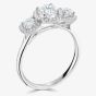 1888 Collection Platinum Brilliant Cut 0.63ct Triple Halo Diamond Ring R3-2042