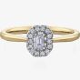 9ct Yellow Gold 0.19ct Diamond Ring 30618YW/20-10