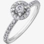 9ct White Gold 0.40ct Diamond Ring 30772WG/40-10