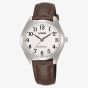 Lorus Ladies Brown Leather Strap Watch RG241TX9
